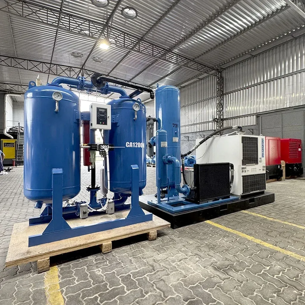 Sistema de ar comprimido com reservatório e compressor — Air Parts