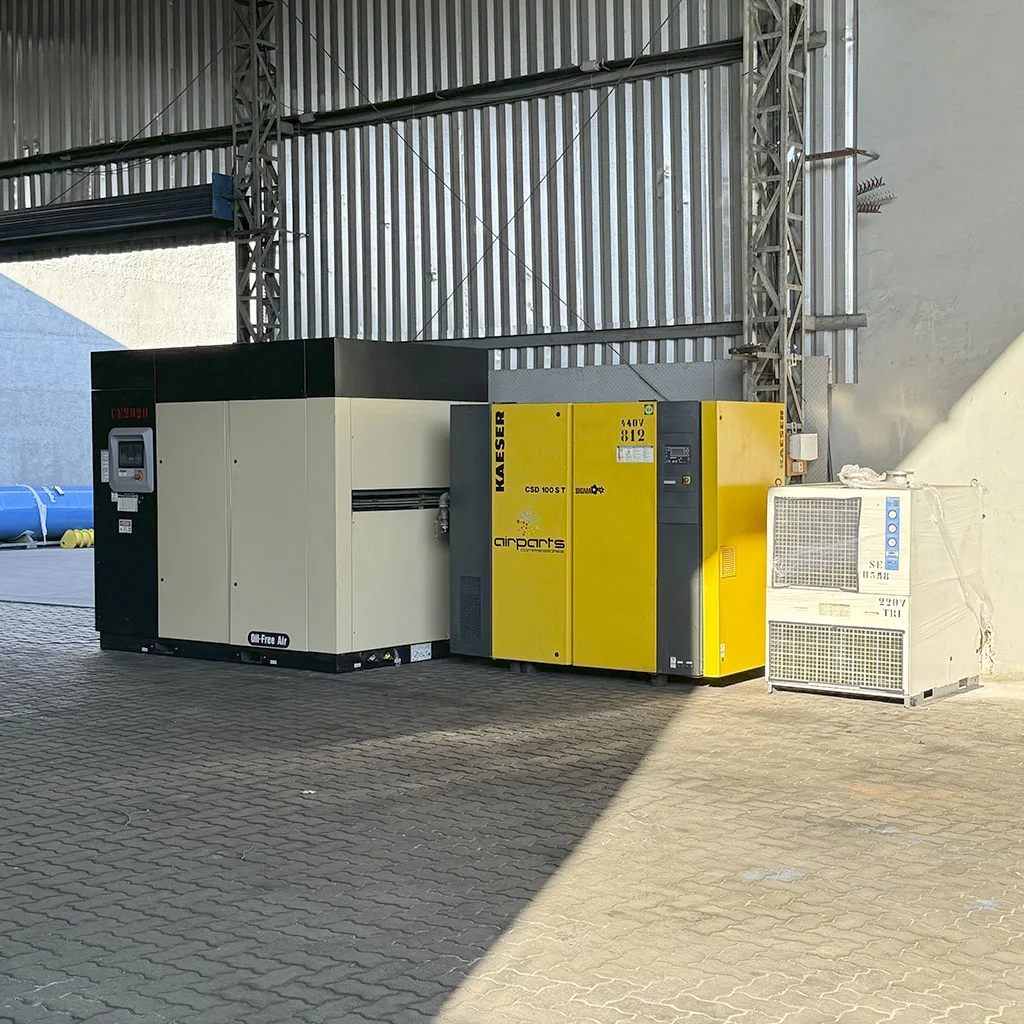 Compressores de ar isentos de óleo e elétricos para sua indústria