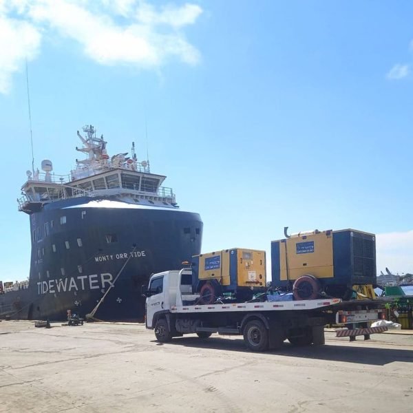 Compressor de ar a Diesel para locação Industrial e de obras civis rodoviárias